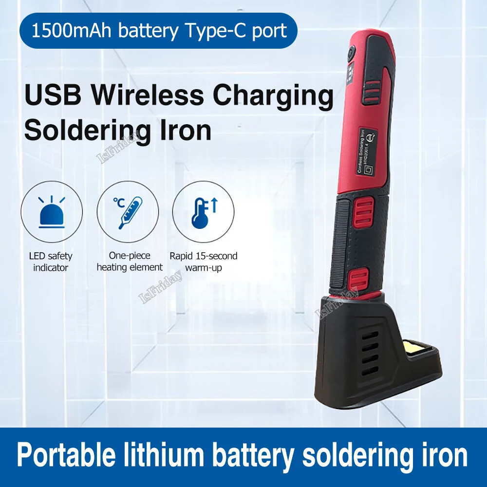 Portable USB Soldering Iron Convenient Charging Wireless Welding Pen 3.7V