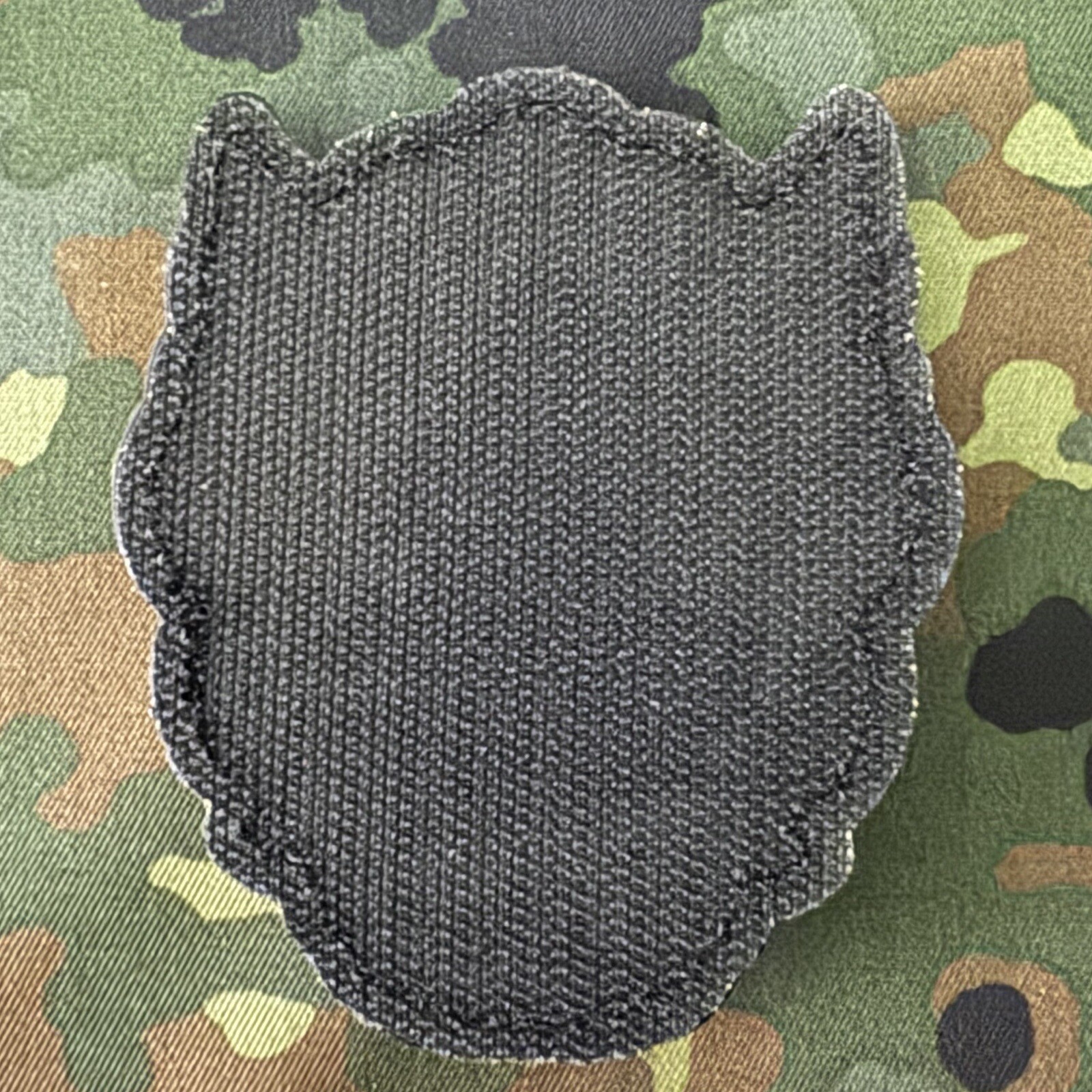 MIL-SPEC MONKEY FOO DOG HEAD v1 PVC Morale Patch w/Hook Back SHOT Show MSM RED