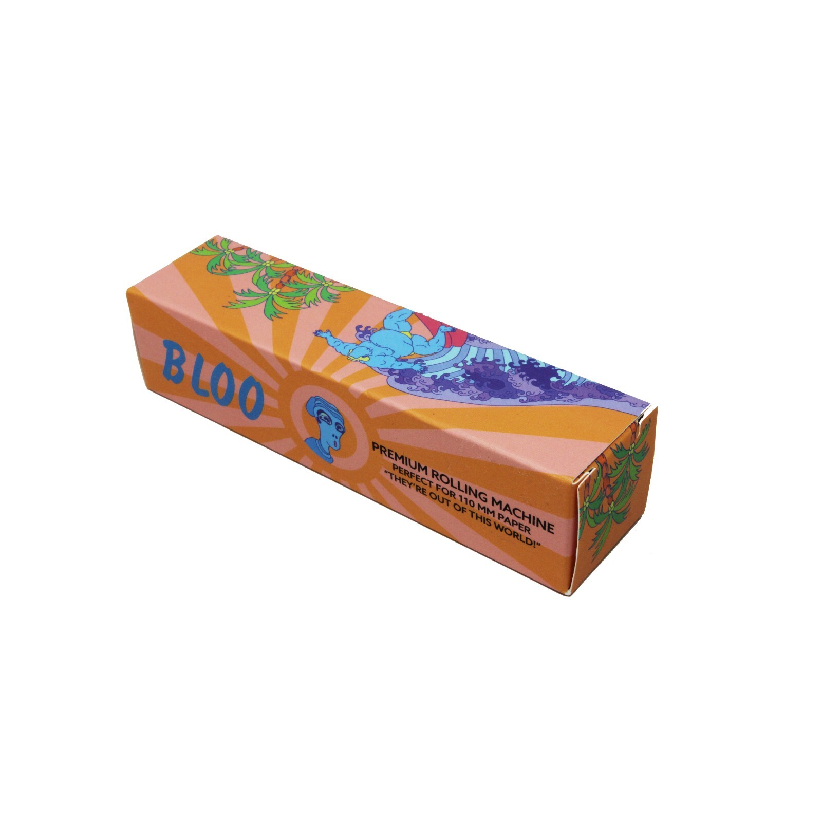 110mm Cigarette Rolling Machine Premium Smoke Bloo Alien by Quik Wikk - 2 Pack
