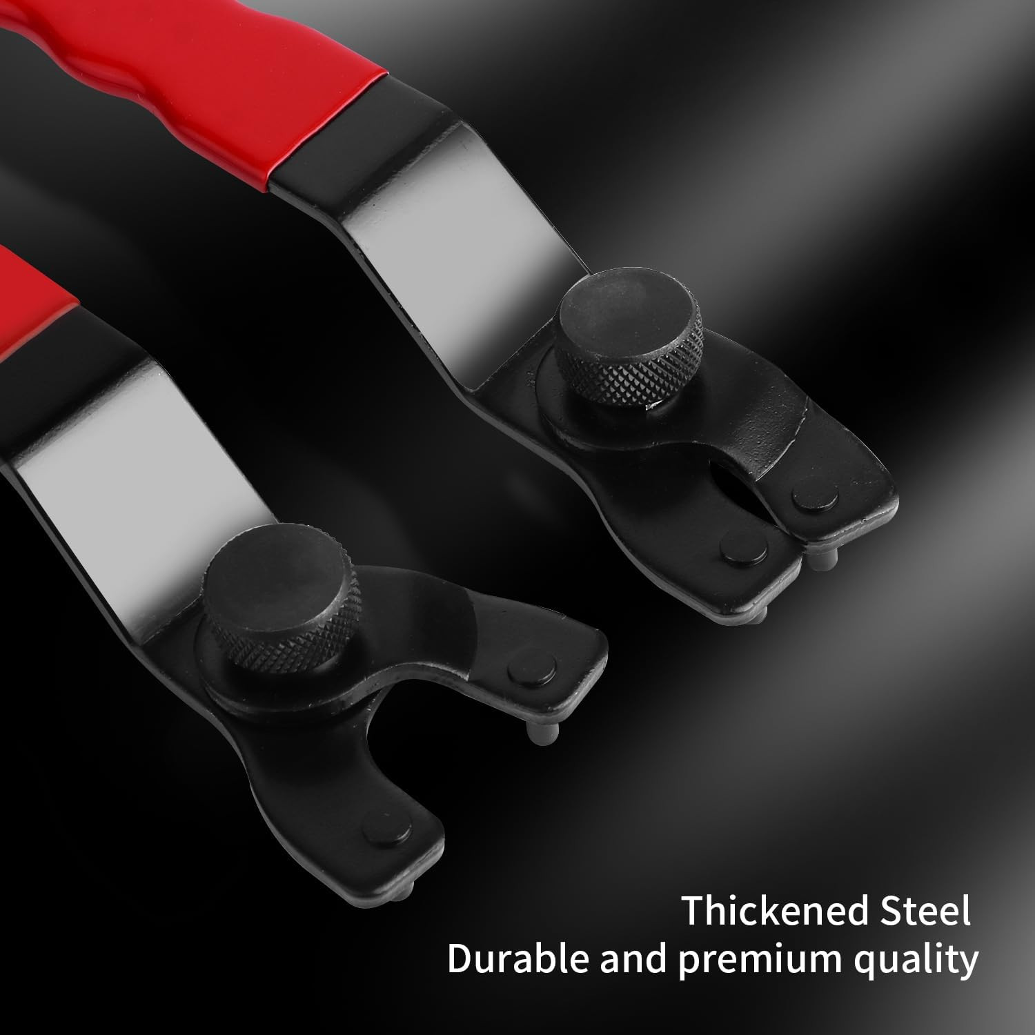 Adjustable Pin Wrench for Angle Grinder Machine,Grinder Spanner ​Wrench (Red)
