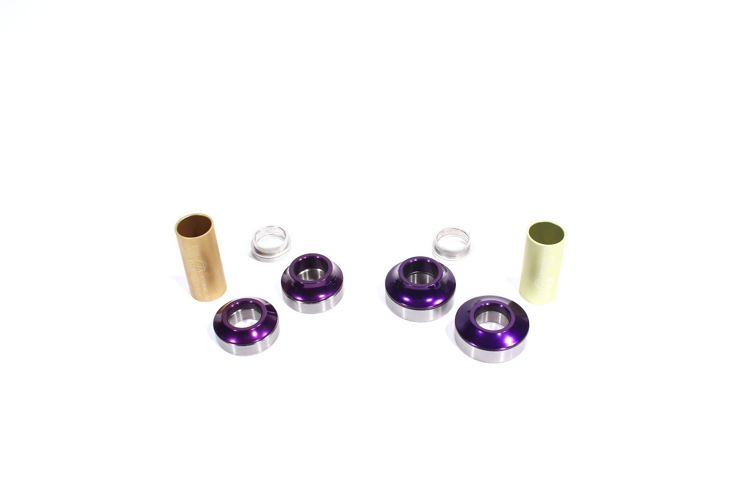 Profile BMX  MID Bottom Bracket 19mm Wheelie SE GT Crank Bearings Purple