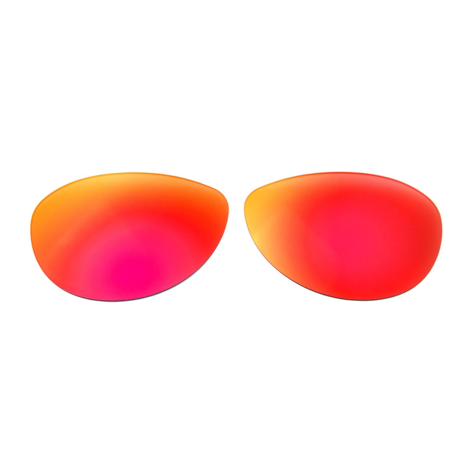 Walleva Fire Red Polarized Replacement Lenses For Maui Jim Baby Beach Sunglasses
