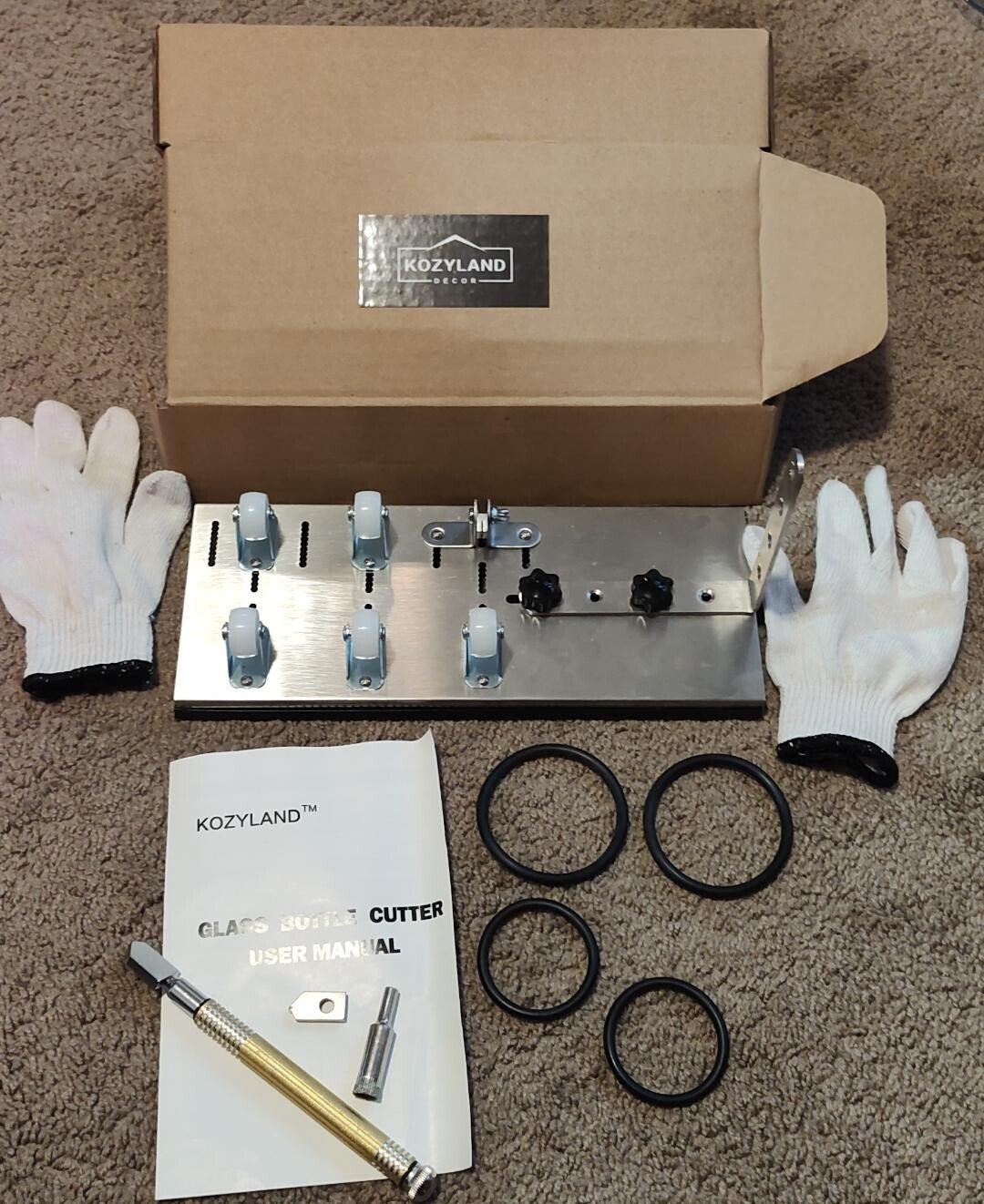 Kozyland Glass Bottle Cutter - NEW OPEN BOX