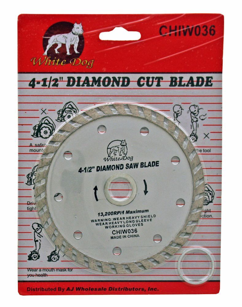 4-1/2" Diamond Blade Wet & Dry Cut For Tile Concrete Granite Masonry Asphalt