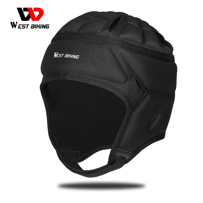 West Biking Head Protector Cap Football Rugby Extreme Sport Bicyle Helmet Hat