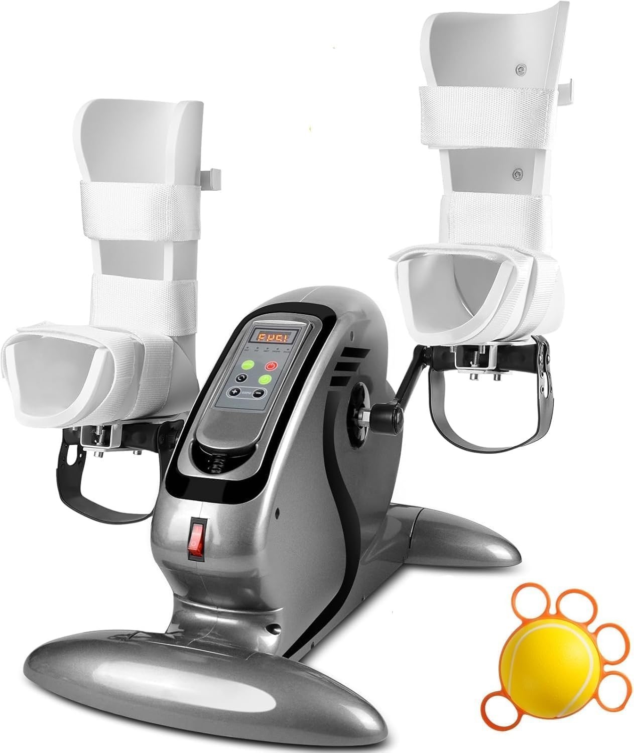 RECOVION Motorized Electric Pedal Exercise Bike w/ Leg Support Physical Therapy