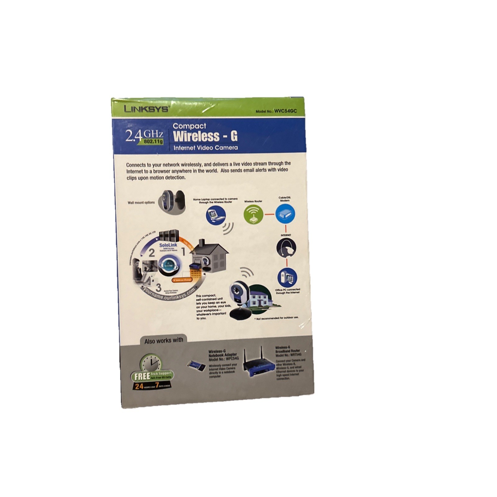 Linksys Wireless-G WVC54GC Web Cam