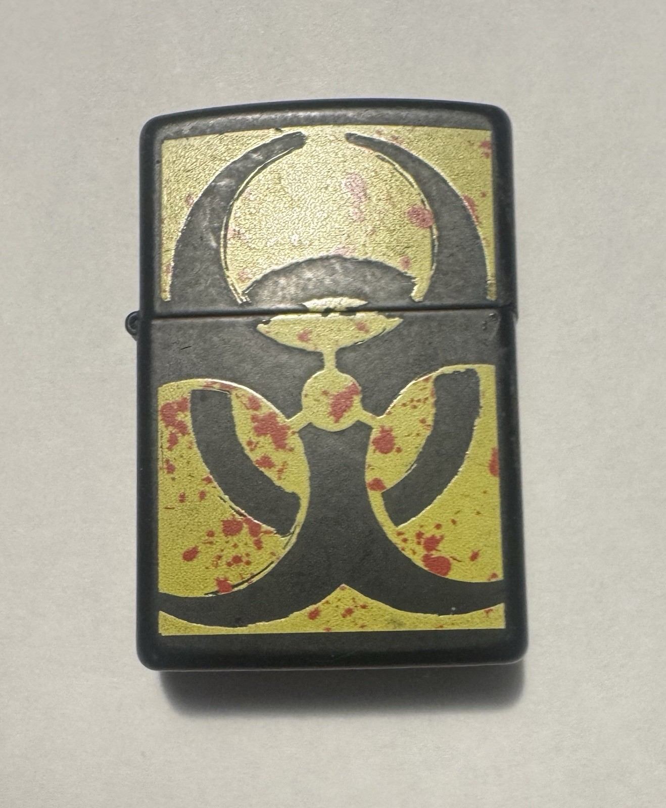 2018 Zippo Hazardous Biohazard Lighter Black Matte - 15% OFF