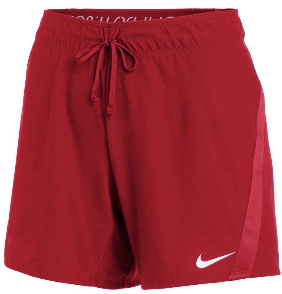 Nike Just Do It Dri-Fit Women’s Shorts Sports 5” Inseam Red Size XS NEW SHIP NOW