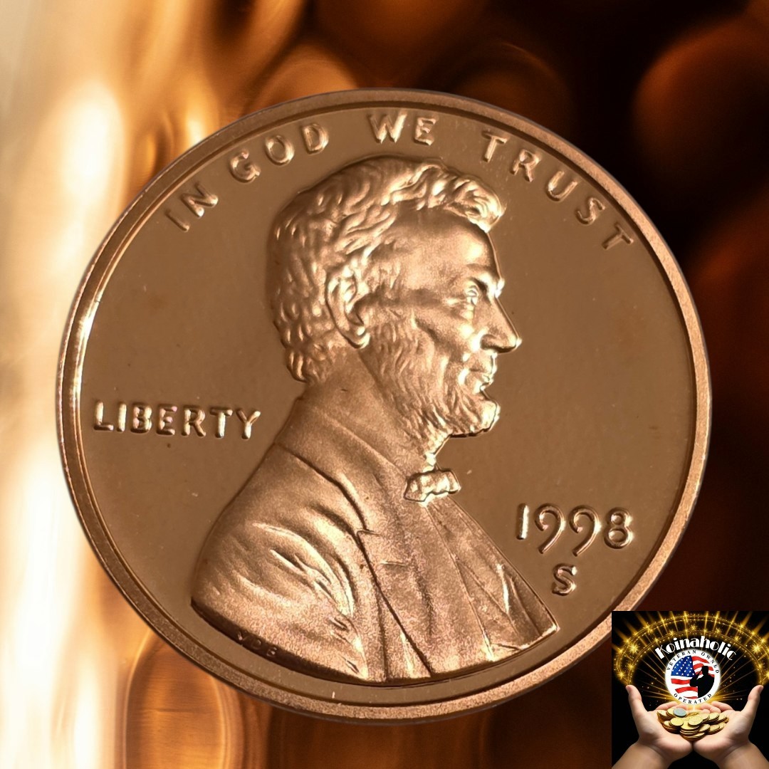 1998 S Proof Lincoln Memorial Penny 1c From Proof Set + BONUS Fast Ship 🚢 🔥
