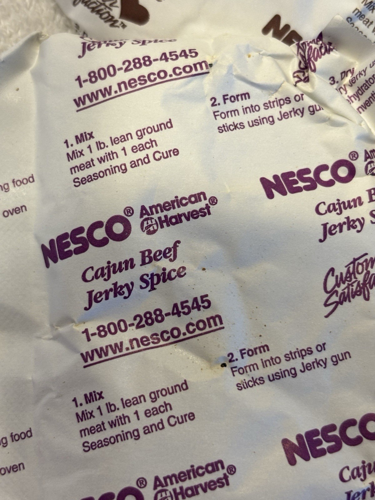 Nesco Beef Jerky Factory Plus ( American Harvest) Complete W/Packets