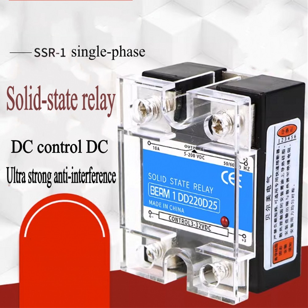 Fast Switching Single Phase Solid State Relay 332VDC Control 10A to 100A
