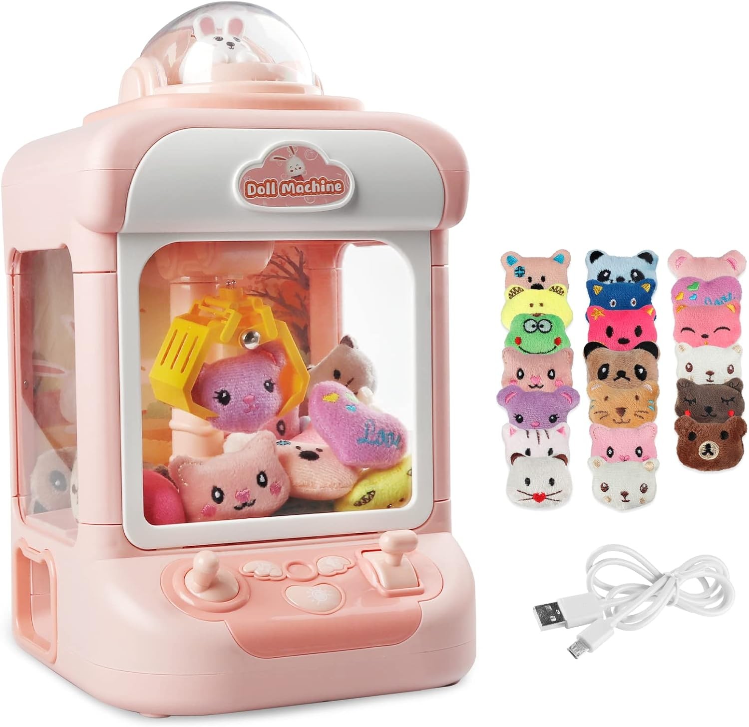 Claw Machine for Kids,Mini Vending Machines Candy Grabber Prize Dispenser...
