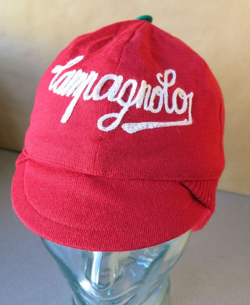 Vintage Campagnolo wool cycling hat USED super Rare Made in Italy