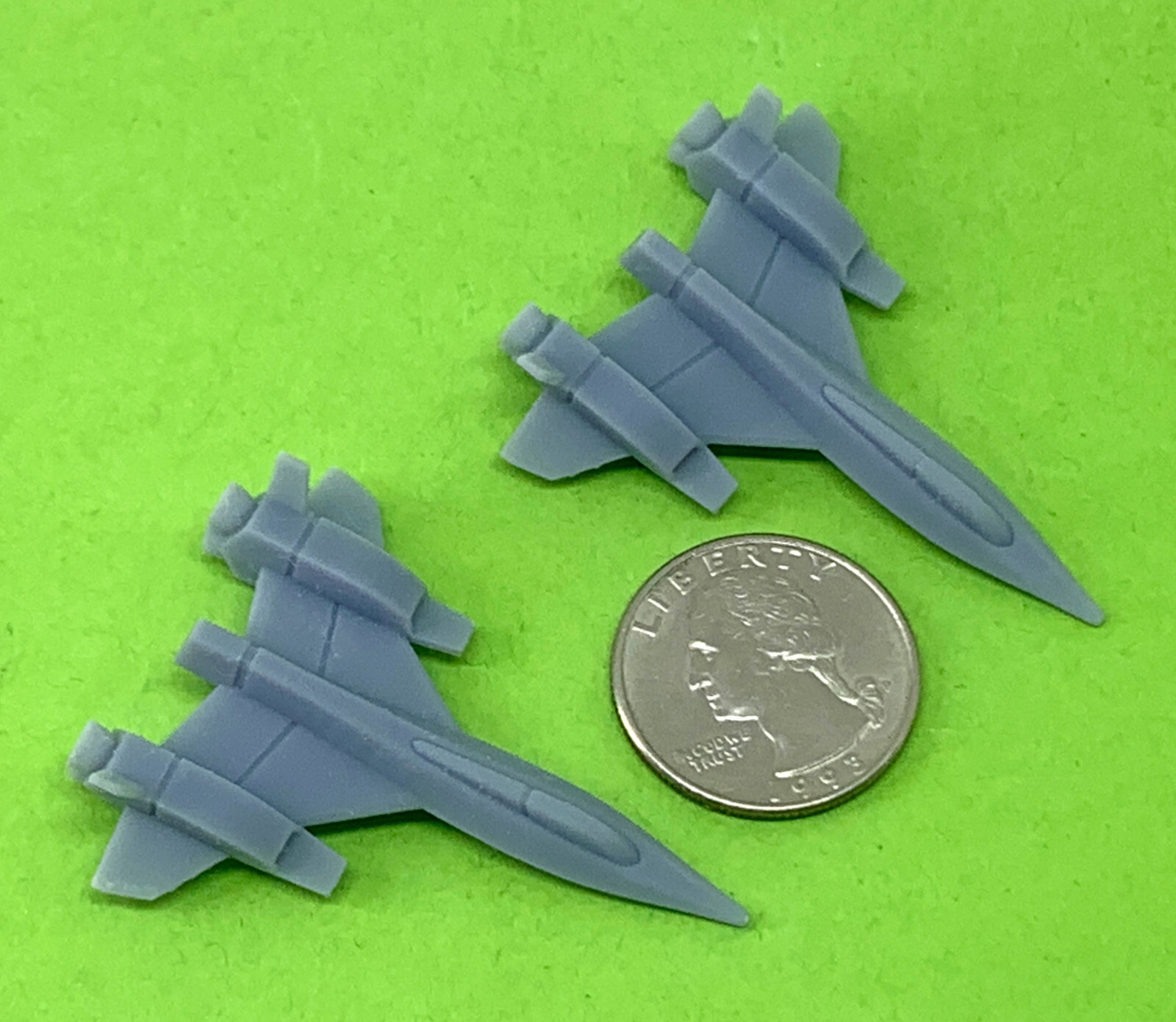 Mega•Size 2" Anime Space Fighters Type-A (Set of 2) Wargame Miniatures