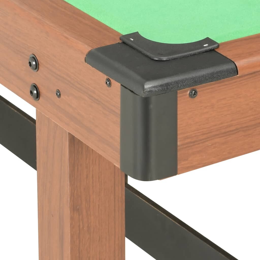 4-foot pool table 122x61x76 cm brown