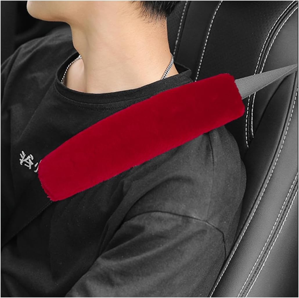 Car Seat Belt Cover Pad, Soft Auto Seatbelt Protector for a More