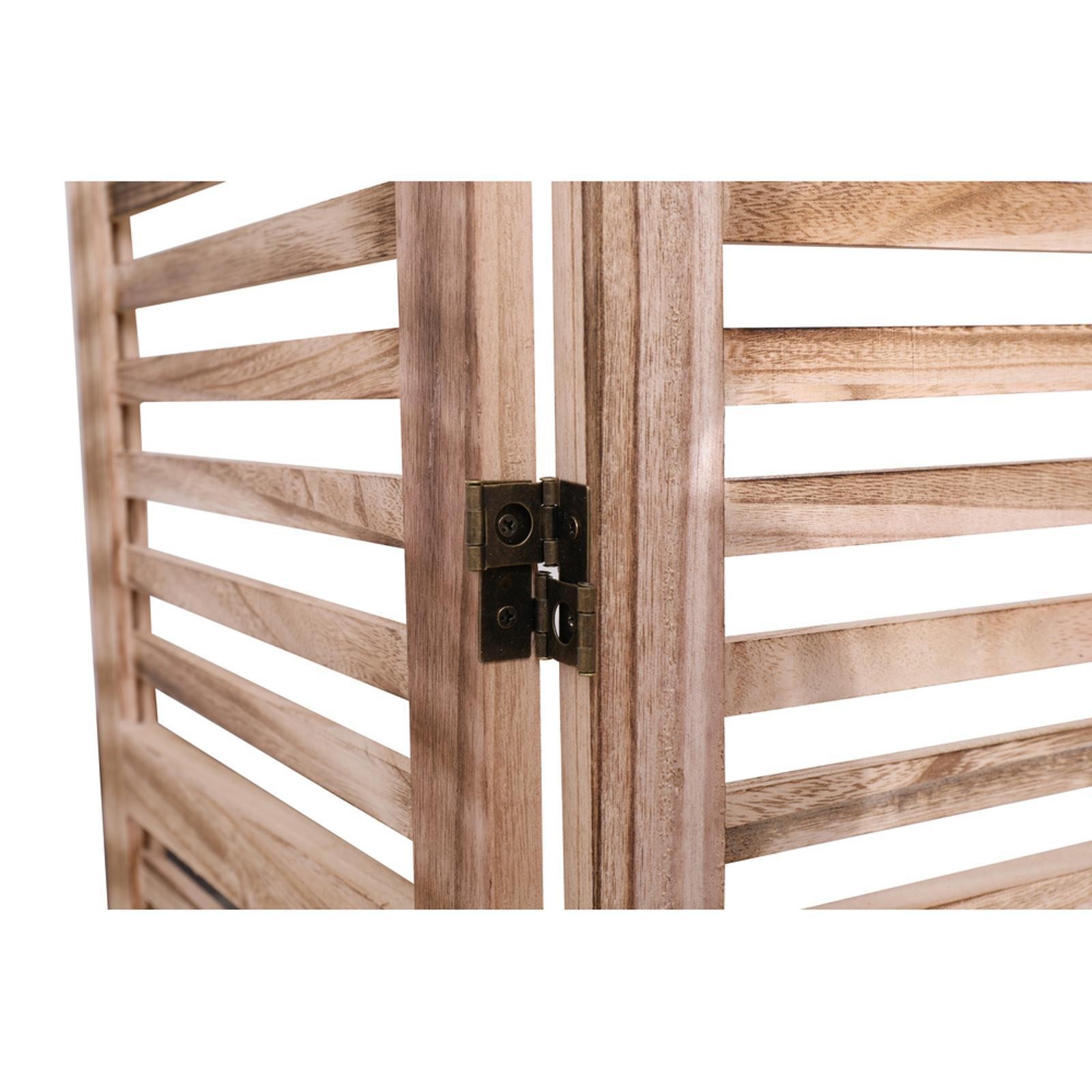 82.8'' W X 65'' H 6 - Panel Solid Wood Folding Room Divider, Normal