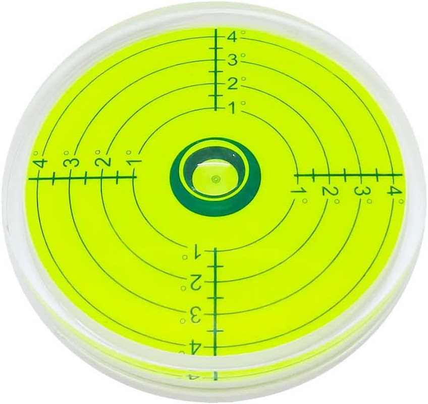 80X12Mm Large Bubble Spirit Level Degree Marked Surface round Levels Circular Le