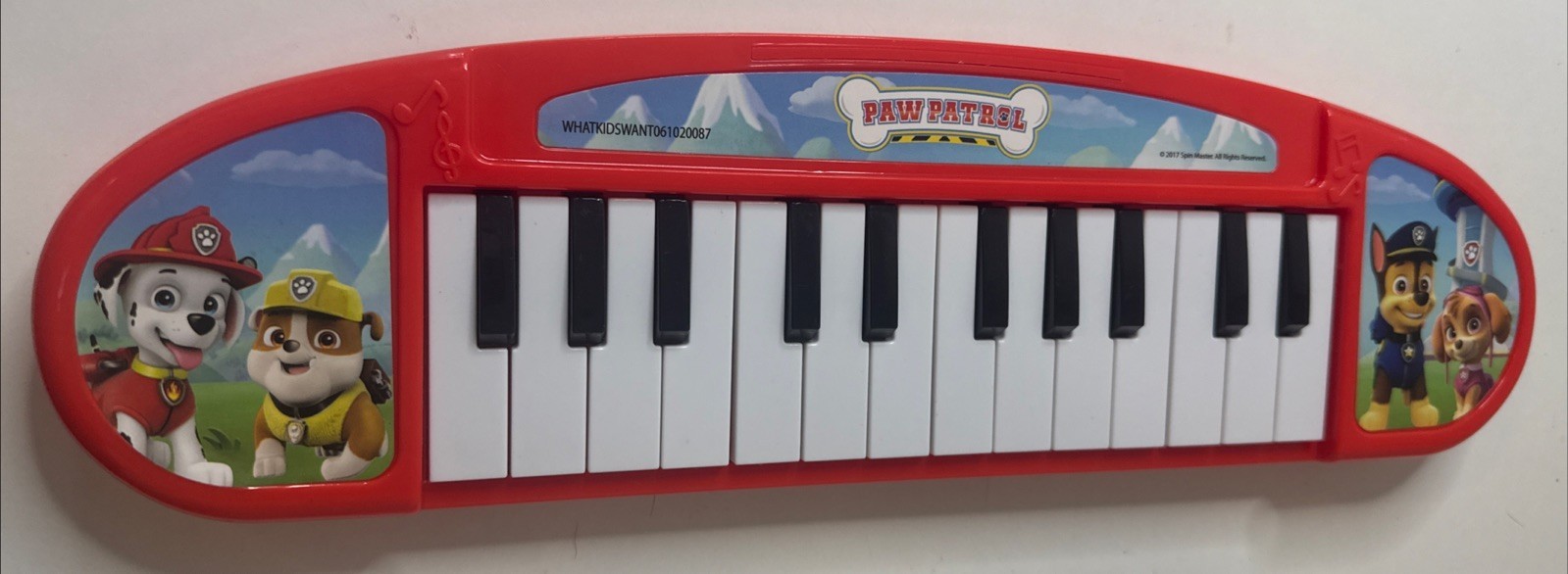 Paw Patrol Electric Keyboard Musical Instrument Toy By Candid Tested Works Great