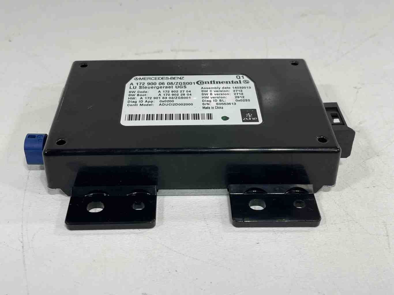 2013 - 2016 MERCEDES E350 Communication Control Module 1729000608 OEM
