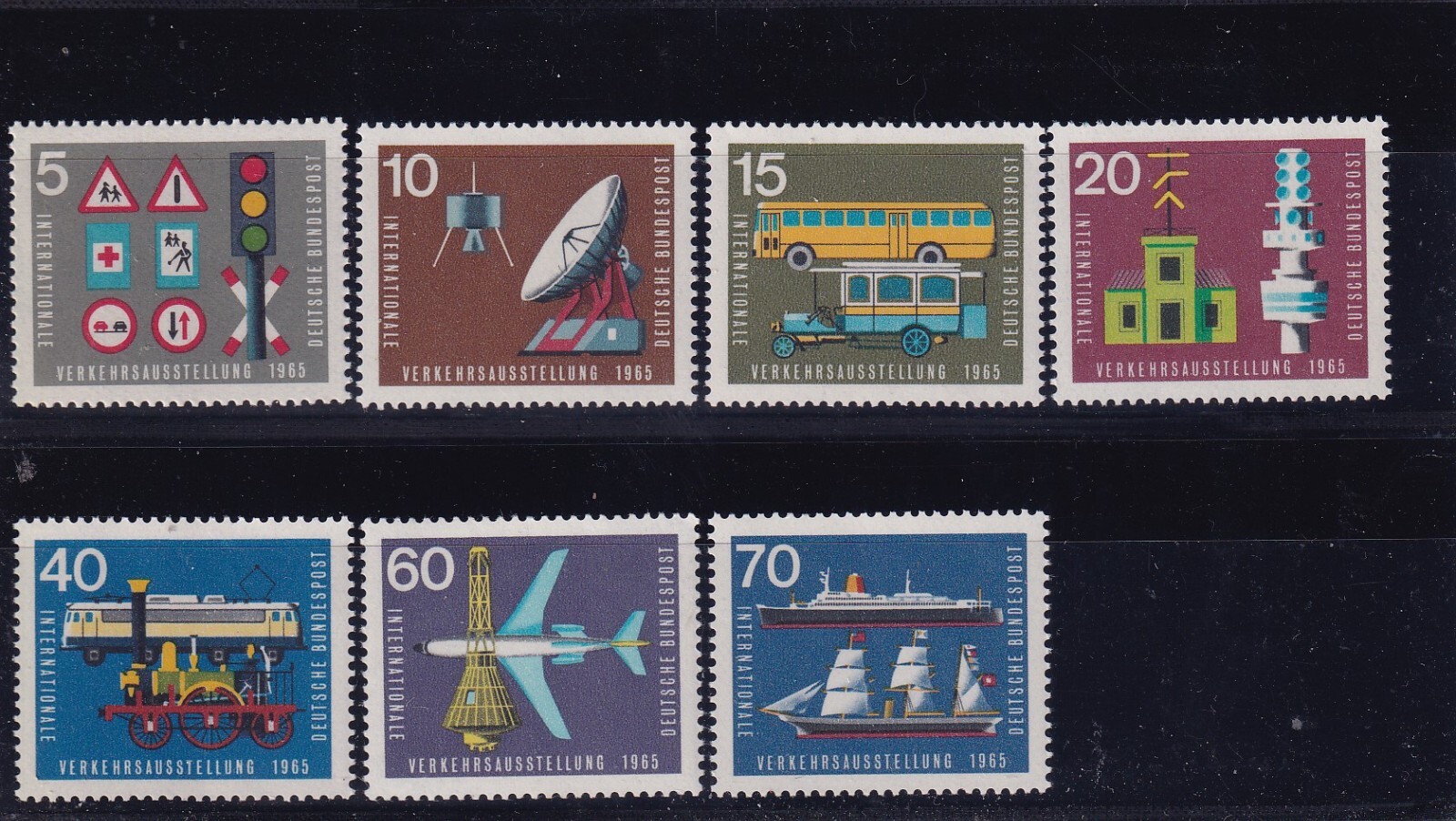 Bundesrepublik MNH ** 468-74 Scott 919-25 Intl Traffic Expo
