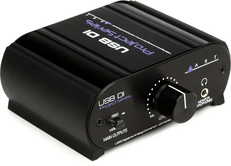 ART USB DI USB to Transformer Balanced XLR Analog Converter