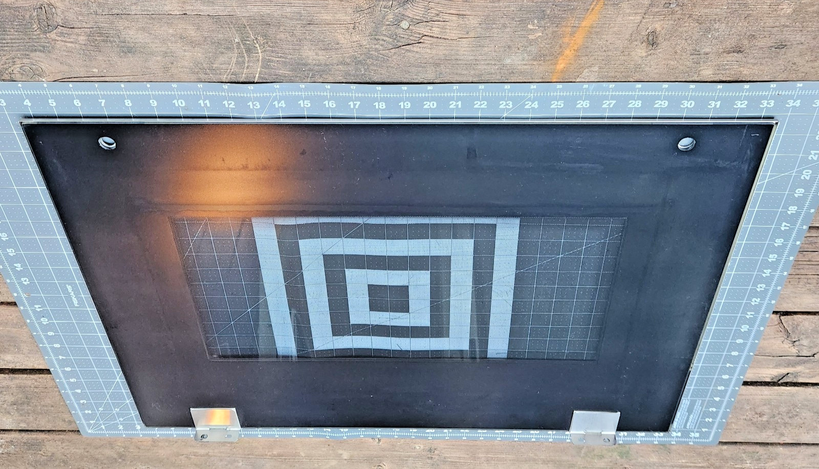 Thermador Range Oven 00144632 Outer Door Panel SS Stainless ~ Nice Condition