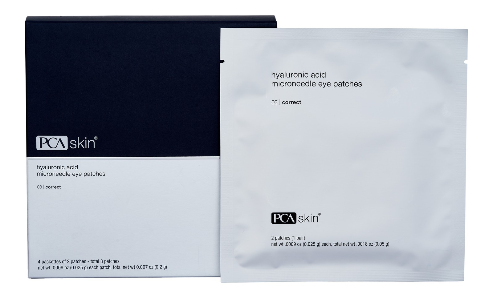 PCA Skin Hyaluronic Acid Microneedle Eye Patches 4 Ct. Eye Care Treatment