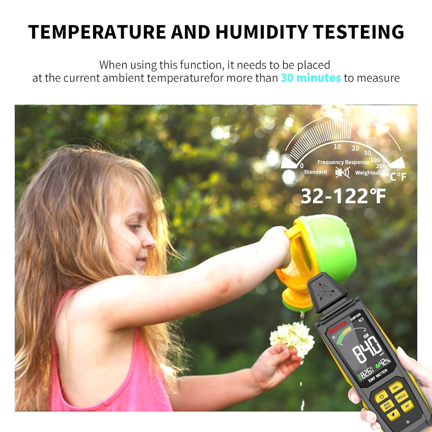 Electromagnetic Field Detector, Five-in-One Electromagnetic Radiation Detector