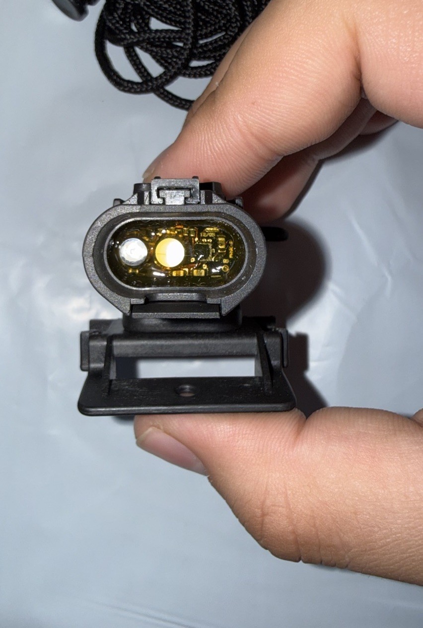 Phantom Hawk Mini Tactical Light-Black. White and Red light Capability (581MG)