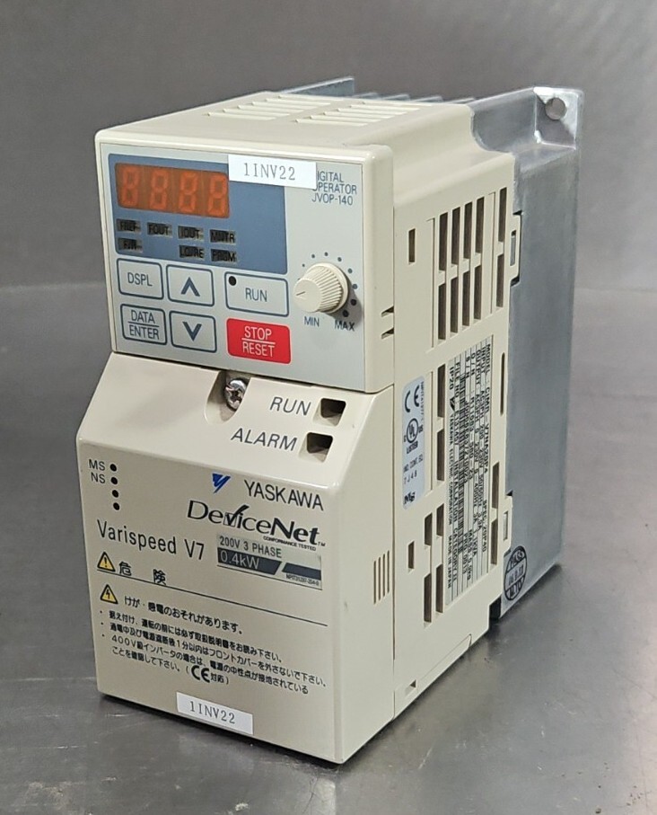 YASKAWA CIMR-V7NA20P4.   Loc 1B-2