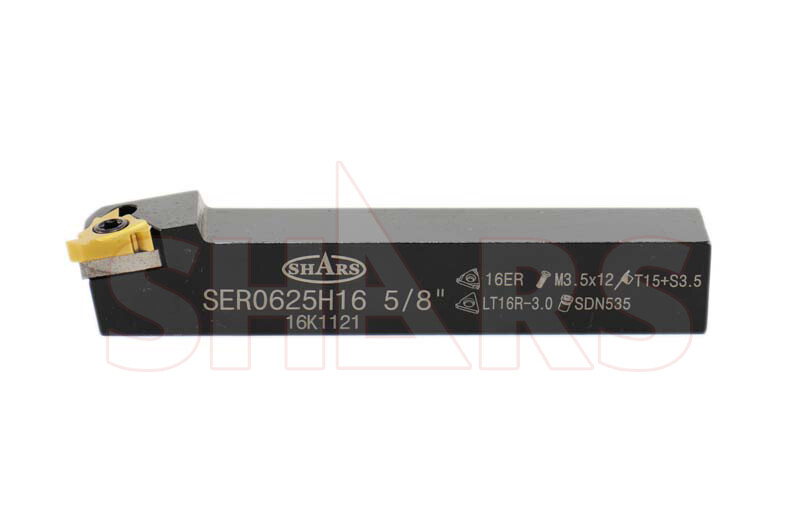 Shars 5/8 RH Indexable Threading Tool Holder ER16 Insert Cert Save $35.45 P]