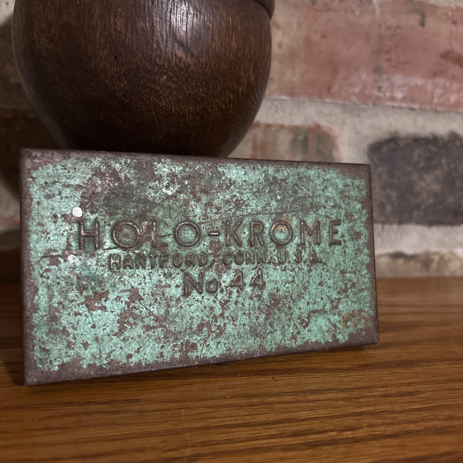 Holo-Krome No 44 Metal Divided Case  USA Green Vintage