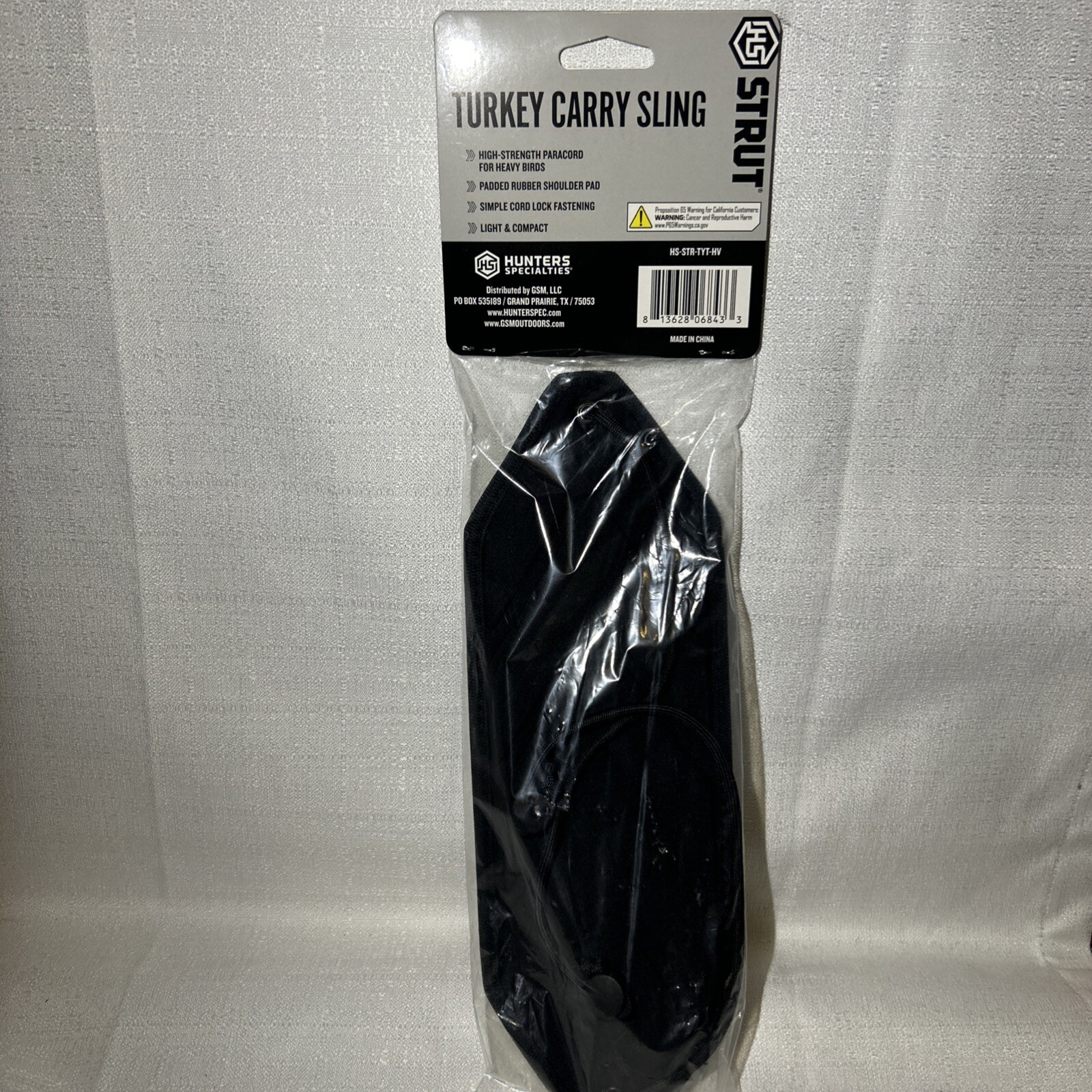 HS Strut Turkey Carry Sling & Box Call Chalk