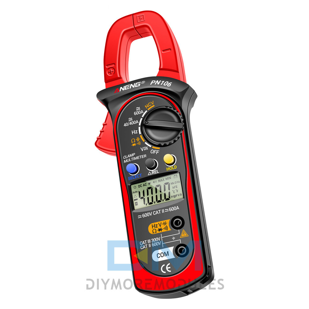 ANENG PN106 Digital Clamp Meter Multimeter Auto Range DC AC Voltage Ammeter
