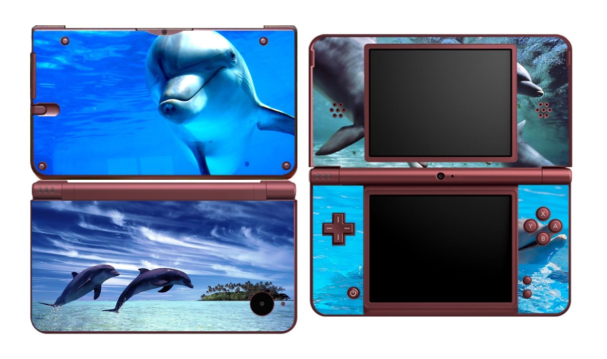 Dolphins 337 Vinyl Decal Skin Sticker for Nintendo DSi NDSi XL LL