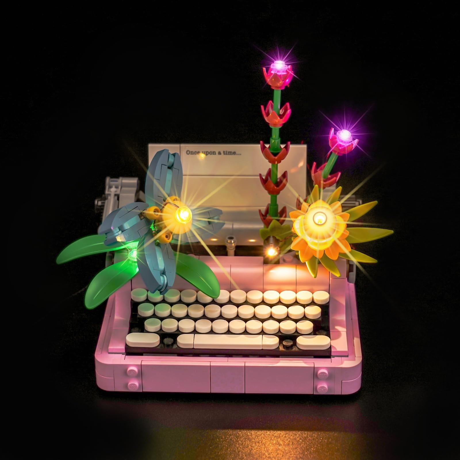 Brickshining LED Lighting Compatible with Lego 31169 Typewriter with Flowers -
