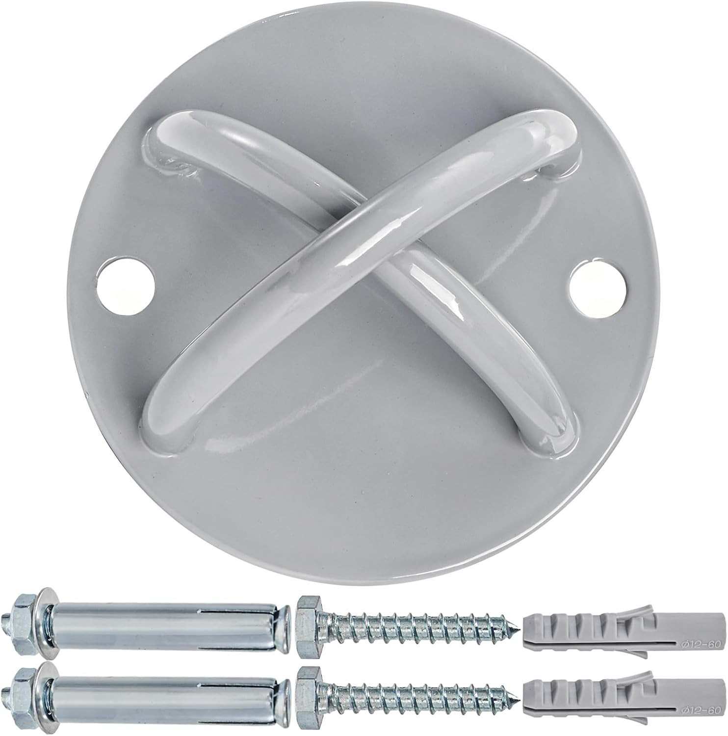 Wall Mount Bracket for Suspension Straps, Ceiling Anchor X Mount for Rings, Body