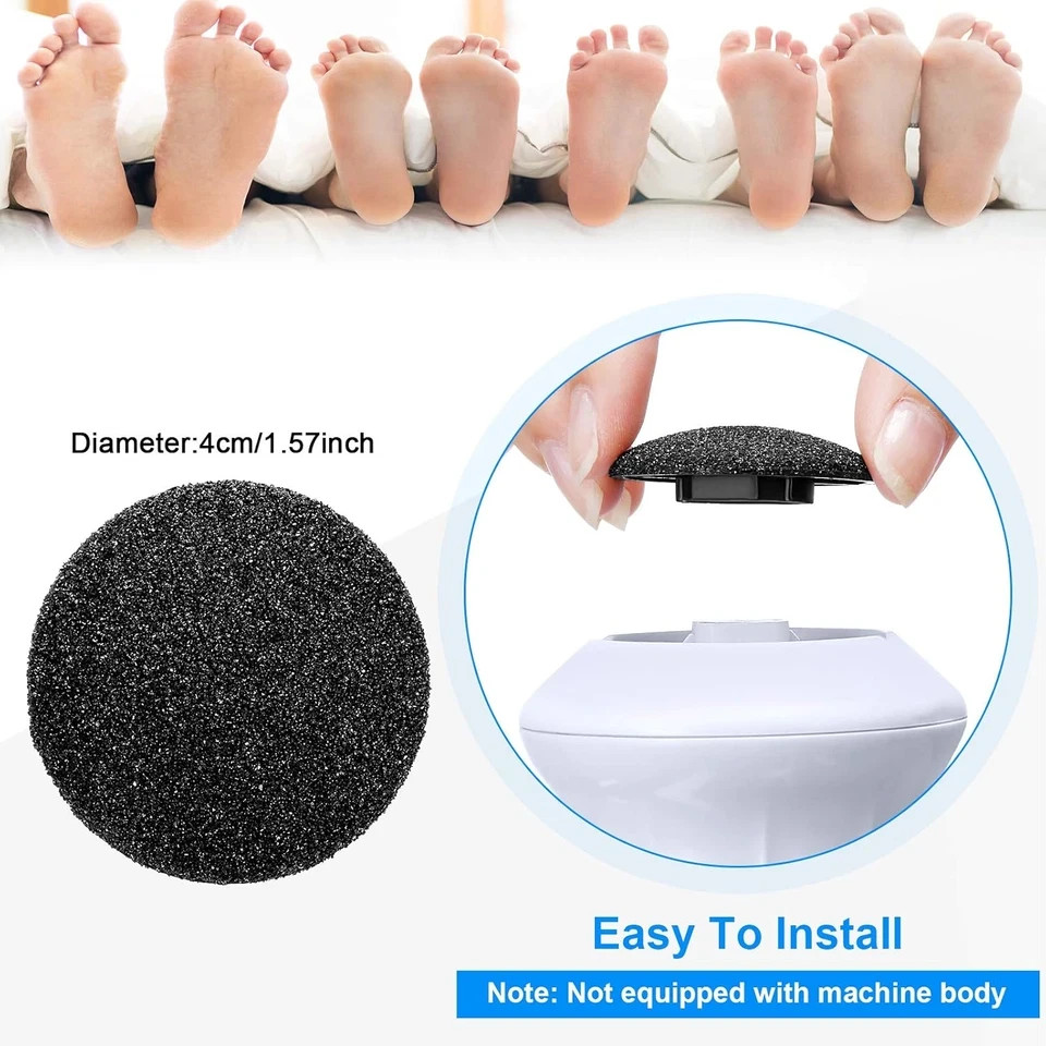 20 Pieces Regular Coarse Replacement Pads for Portable Electric Foot Grinder Foo