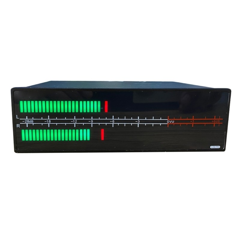 Stereo Auditory Spectrum Display Analyzer 2x56Bit LED Auditory Sound Meter