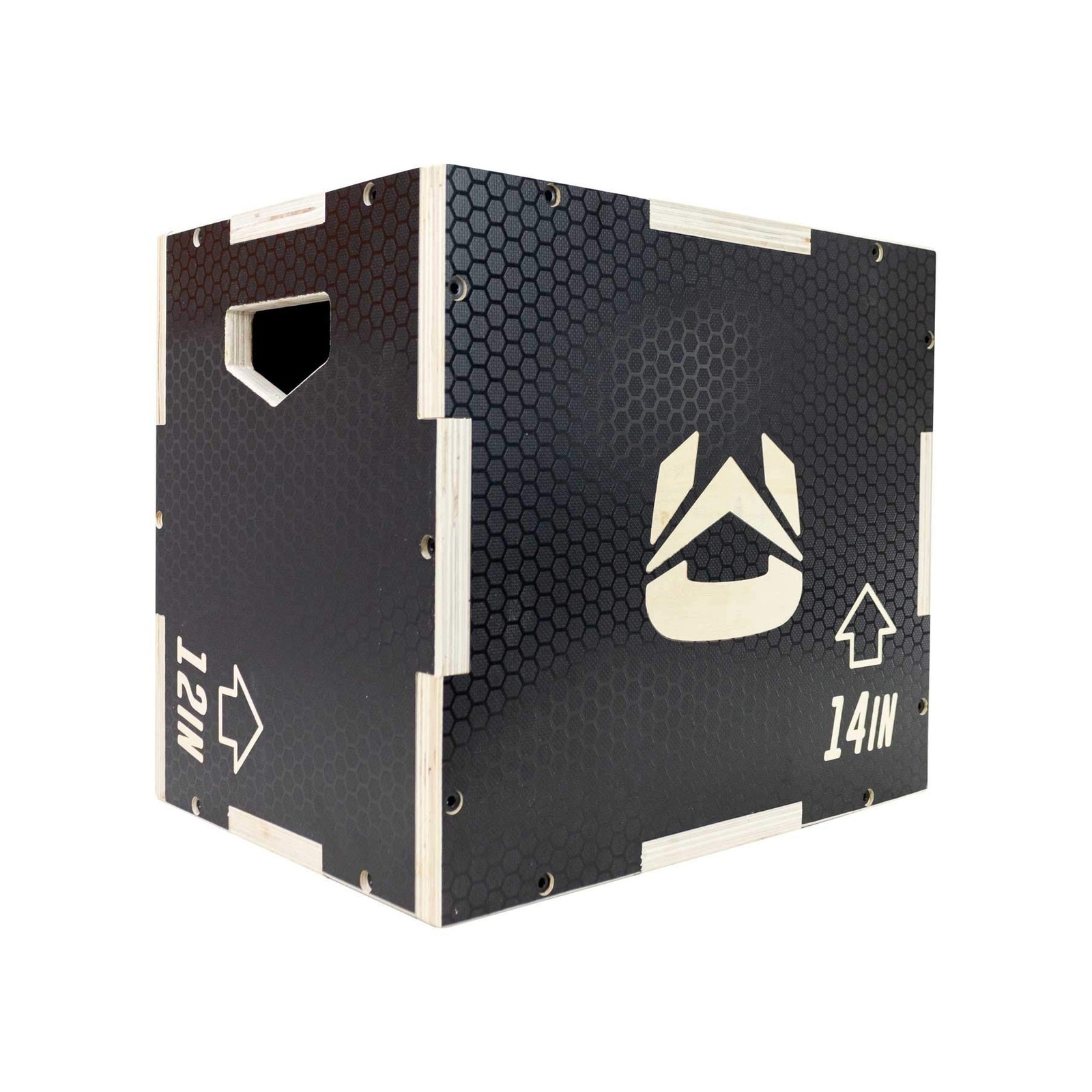 Ultra Fitness Gear Plyo Box - Anti-Slip Wood 3-in-1 Plyometric Jump Box for T...