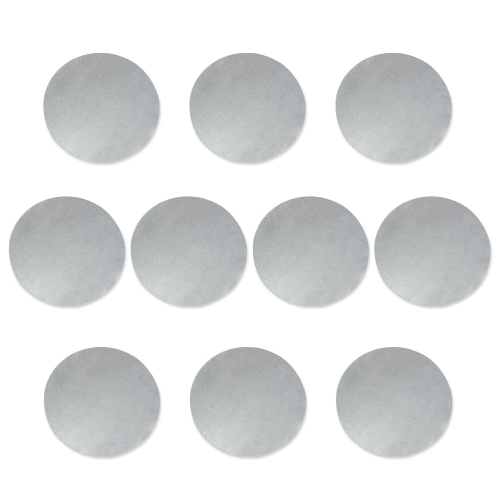 Feelers 2" Diameter Aluminum disc 1060 Round Sheet Dia, Silver