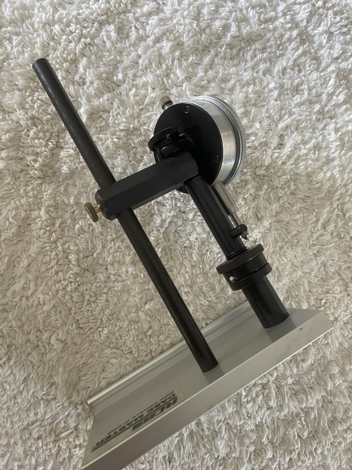 RCBS Case Master Gaging Tool - With Dial Indicator & Central Mandrel Assembly