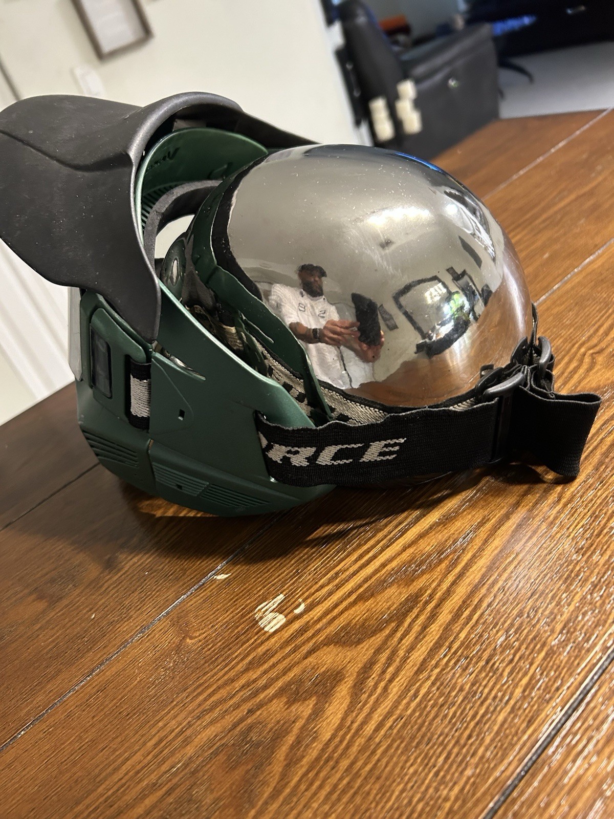 V-Force Paintball Airsoft Mask Visor Goggle - Green/Black