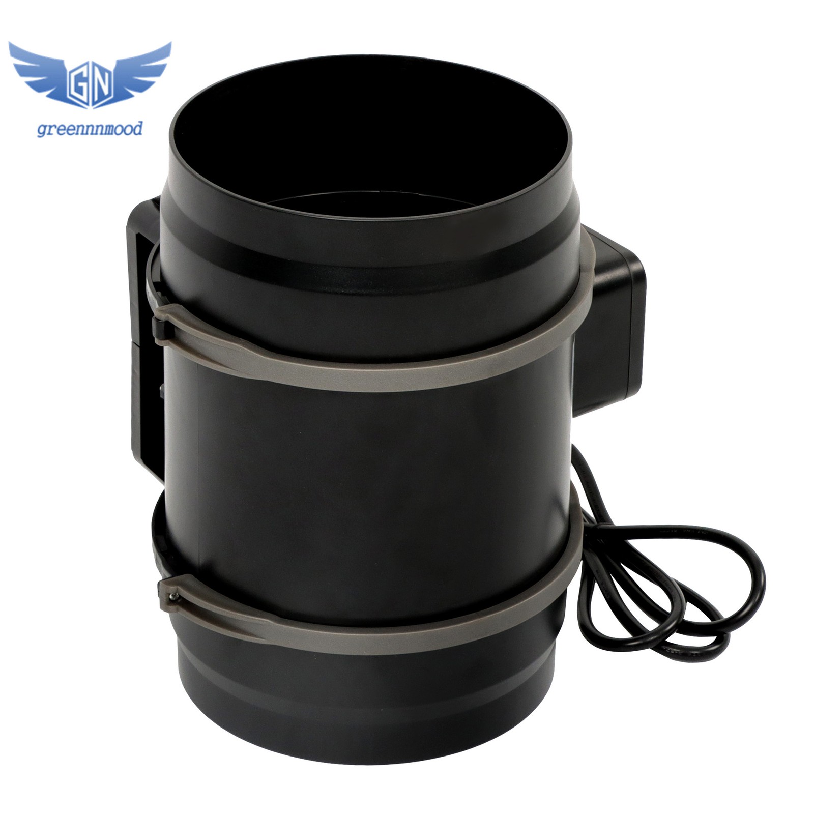 Inline Duct Fan, 8-Inch 807 CFM with Temperature Humidity Controller EC-Motor