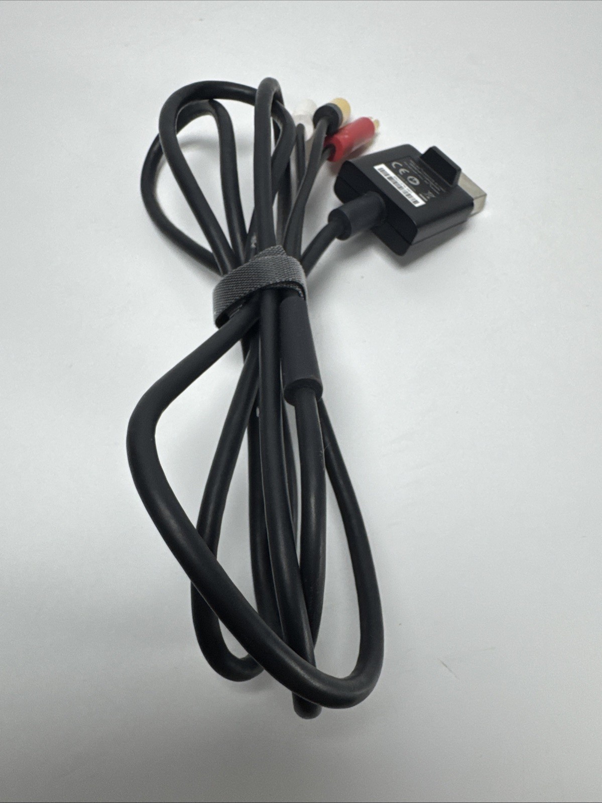 Genuine OEM Microsoft Xbox 360 Component Composite AV Cable - Black