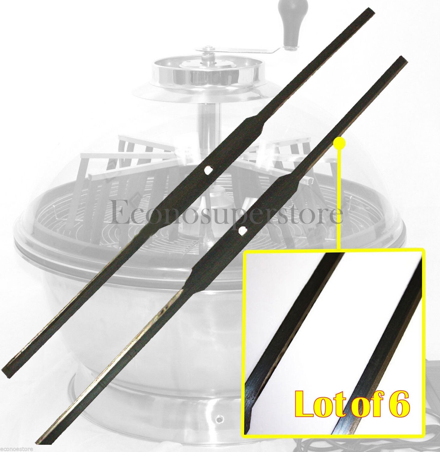 6pc 24" Hydroponic Bud Tumbler Herbral Twisted Bowl Trimmer Replace Cutter Blade