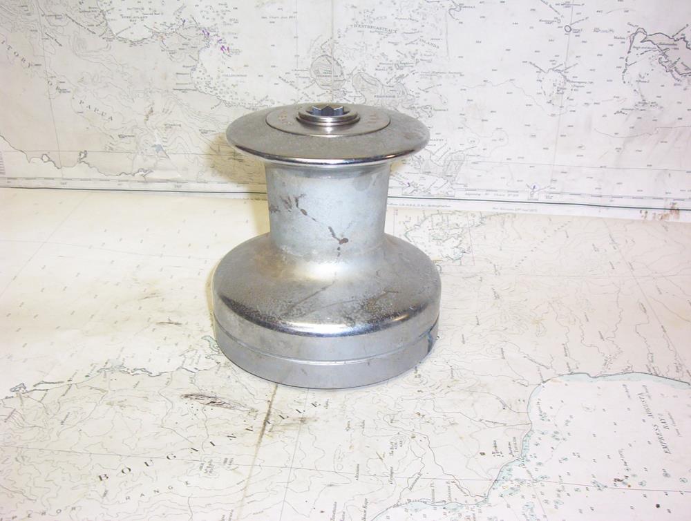 Boaters’ Resale Shop of TX 2112 0772.02 BARIENT 21 CHROME PLATED 2 SPEED WINCH