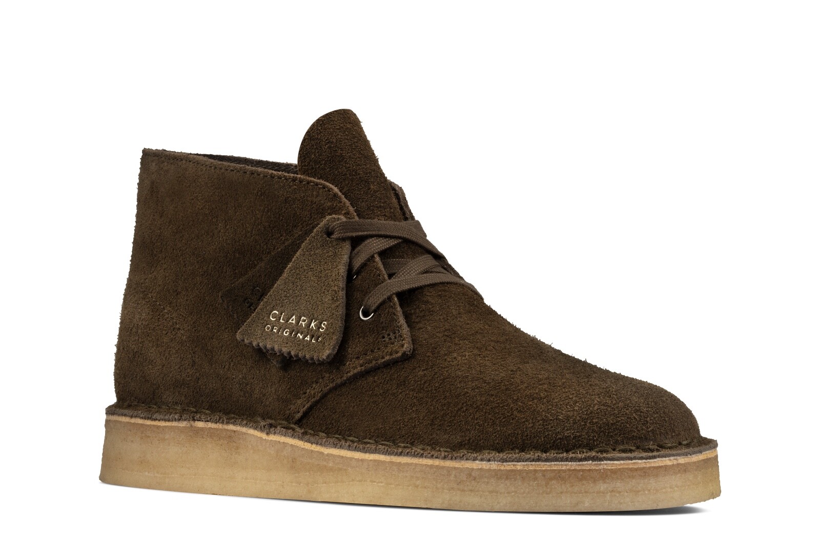 Clarks Originals Men's Desert Coal Olive Suede Boots 26161692